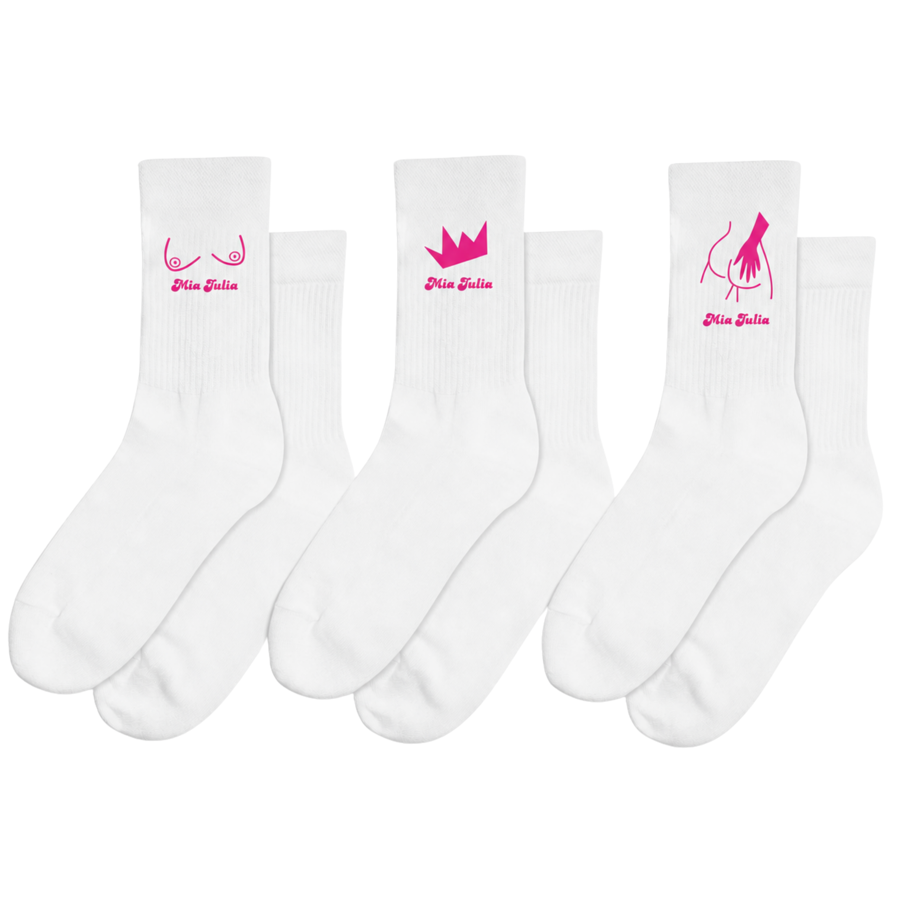 Mia Julia Queen of Party 3 Paar Socken 455223